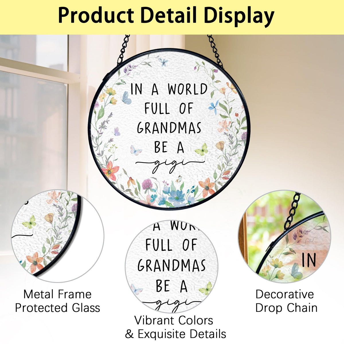 TNUW Gigi Gifts makes a thoughtful grandma gift for home decoration