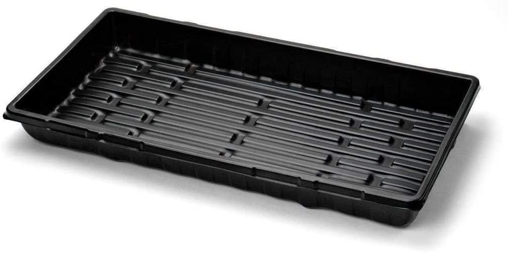 TO Plastics 1020 plant tray without holes, sturdy, reusable for seed starting and microgreens.
