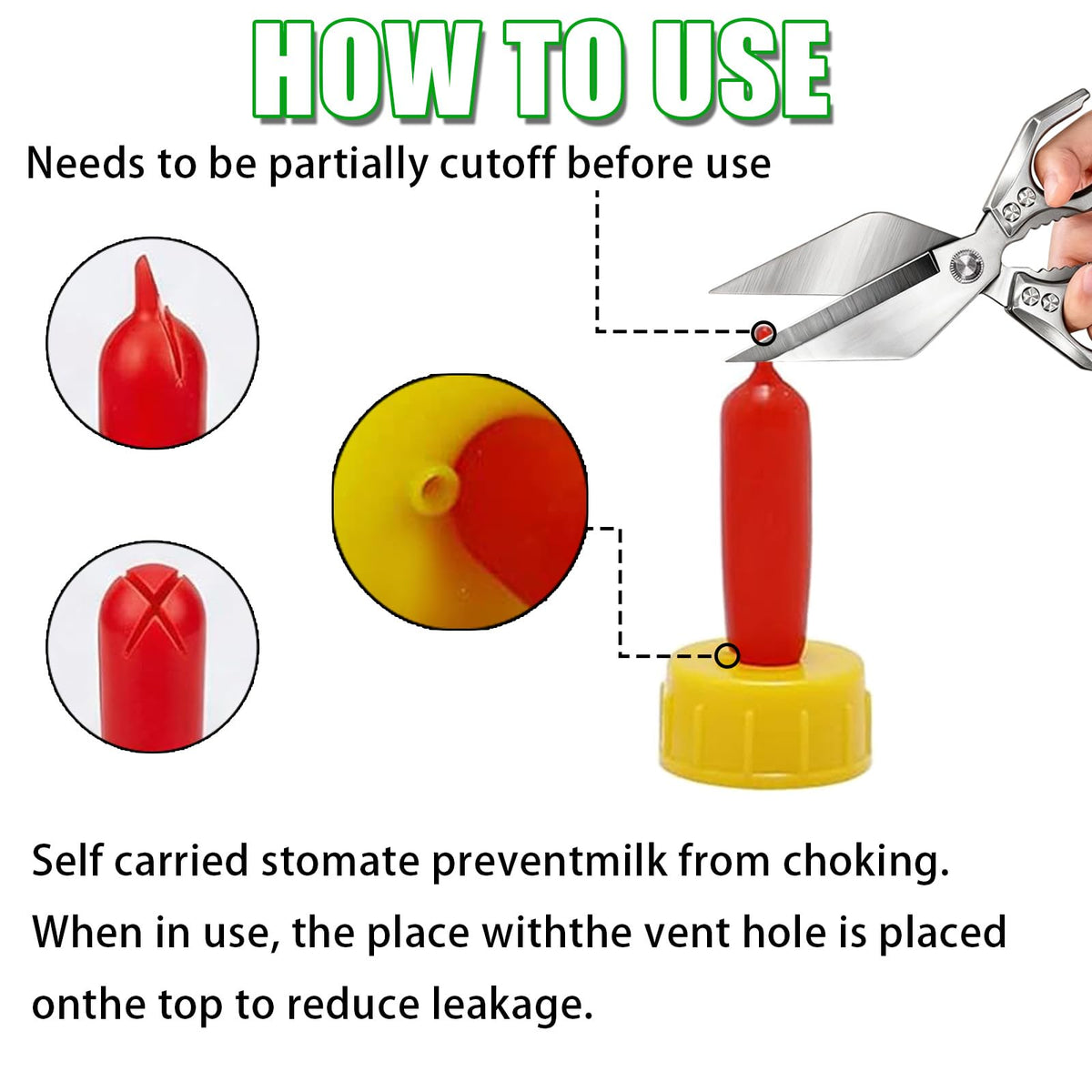 TOAINRSI graduated-clear-tube allows easy monitoring of intake