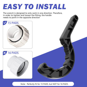Tobaiwind ABS construction keeps the wrench lightweight and scratch-free.