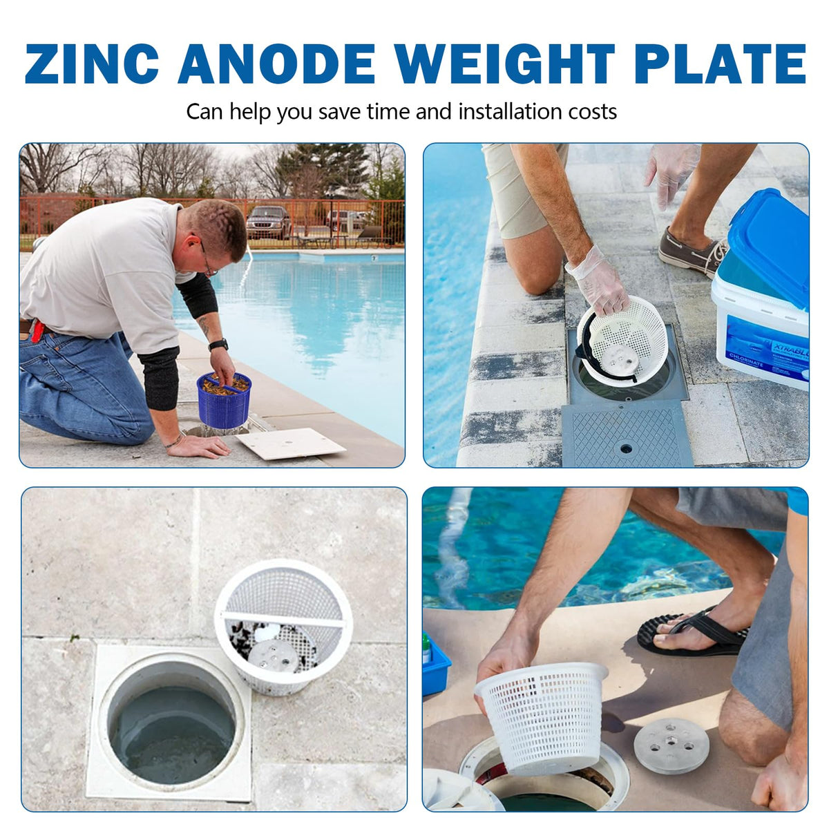 Two-pack zinc anodes provide consistent protection across salt systems.