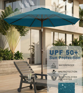 Tobeos Lake Blue canopy closeup shows UV waterproof performance