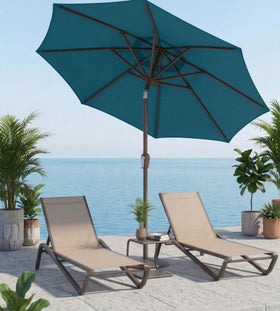 Tobeos Lake Blue side view situated beside pool for shade