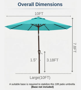 Tobeos Peacock Blue canopy provides shaded comfort on decks and beaches.