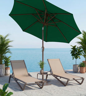 Tobeos waterproof fabric keeps seating area dry during light rain.