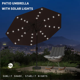 Tobeos setup-ready umbrella in backyard, poolside or beach-friendly shade.