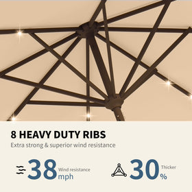 Tobeos sturdy 1.5in iron pole providing stable support