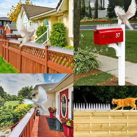 TOBWOLF wide-coverage spikes deter intruders while remaining humane on birds.
