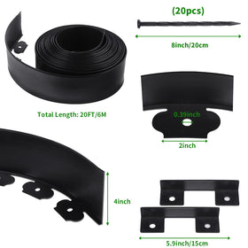 TOCGAID connectors for edging border join sections for clean layouts.