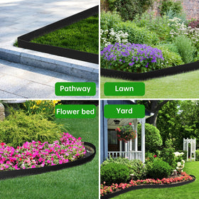 TOCGAID flower bed edge is clearly defined and tidy.
