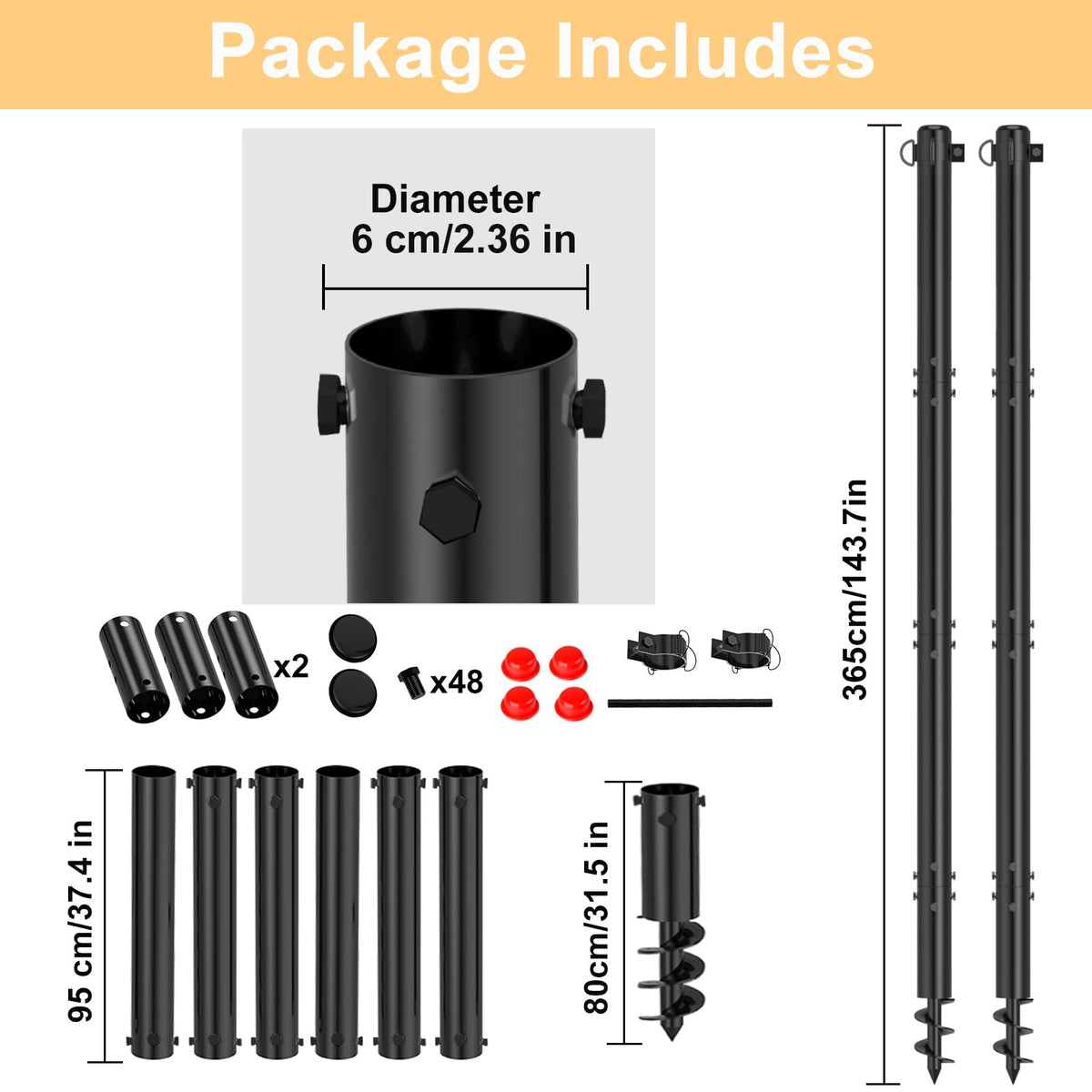 TOCRETOARE shade sail pole application scenarios ideal for patio and backyard shade needs.