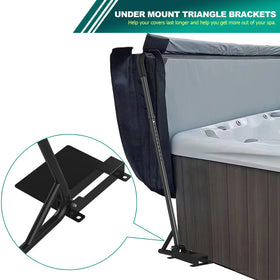 TOCRETOARE spa cover lift fits most spas up to 96 inches wide with clearances
