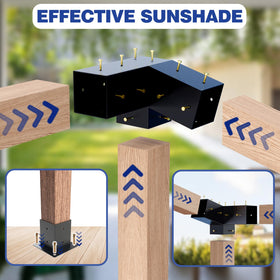 Weatherproof TOCRETOARE design resists rain and wind for outdoor use.
