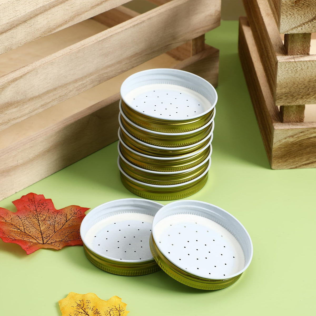 Toddmomy bee feeder lid with holes promotes clean water access.