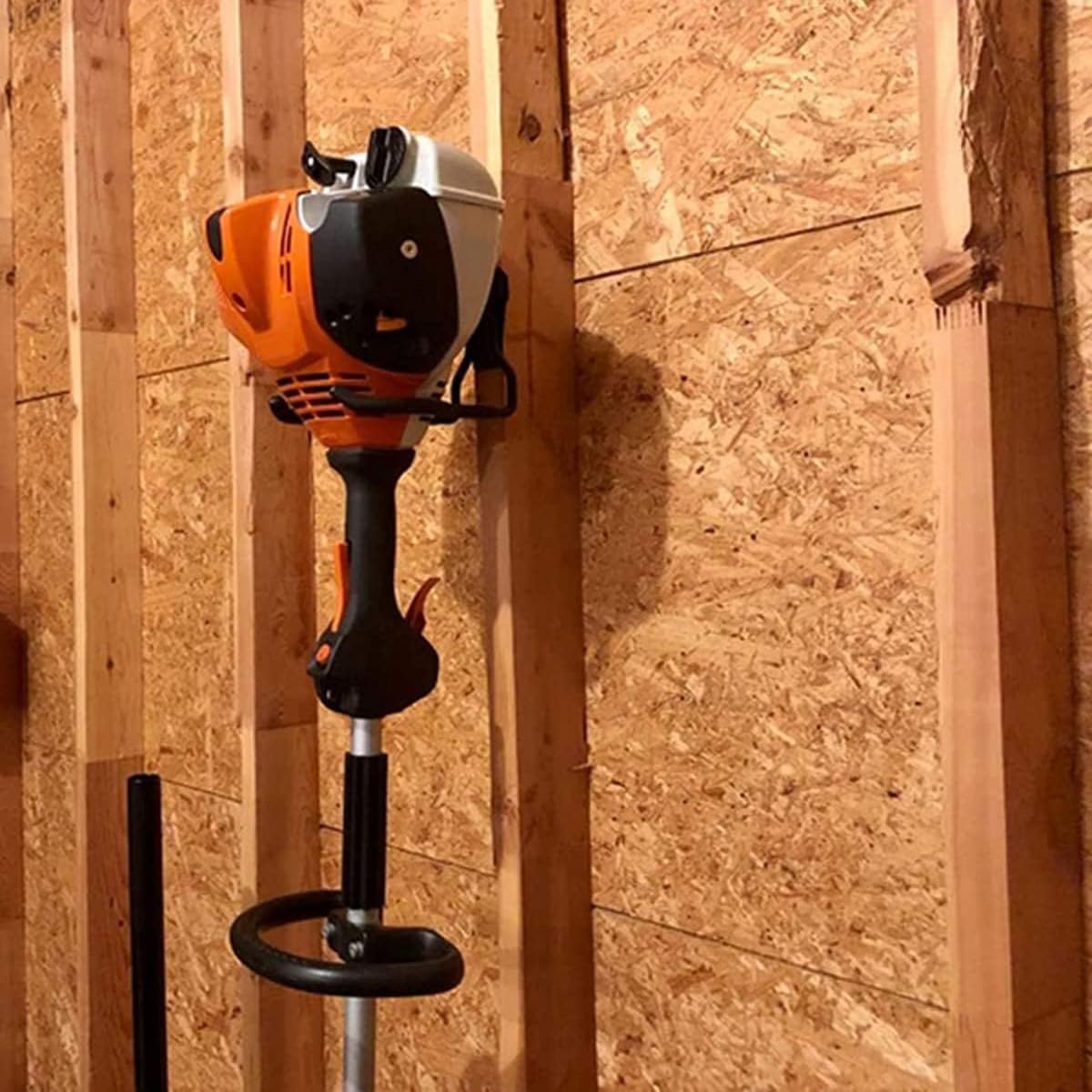Todefrgu weed eater holder for garage organizes cords and tools