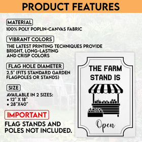 TODOLIA 12x18 garden flag showcases durable fabric for outdoor use.