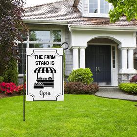 TODOLIA Farm Stand Open flag gift-ready decoration for family and friends.