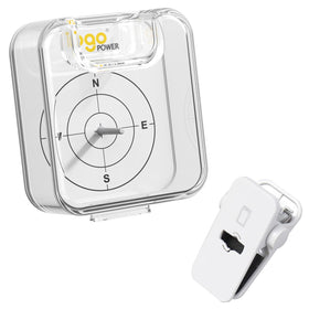 Togo POWER Solar Angle Guide edge clip enables quick alignment on portable panels.