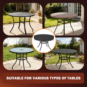 TOHONFOO 40-42 inch compatible round table cover for a snug fit