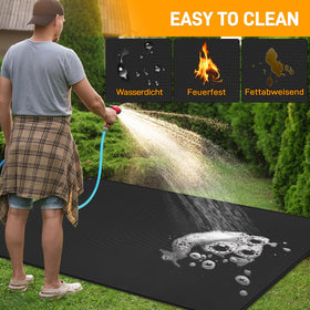 TOHONFOO flat-edge design keeps mat in place with no curling.