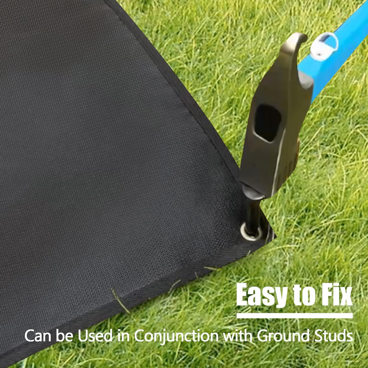 TOHONFOO grill mat easy-clean surface cleans with hose or soap.