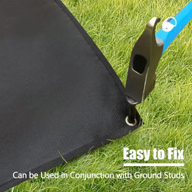 TOHONFOO grill mat easy-clean surface cleans with hose or soap.