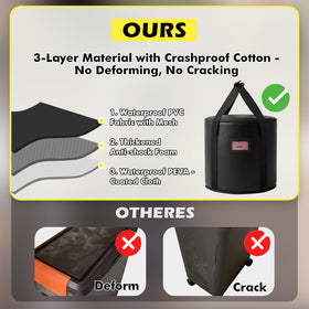 TOHONFOO pellet bin side pour design simplifies refueling.