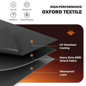 TOHONFOO UV-resistant material helps prevent color fading under sun exposure.