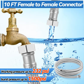 TOHONGADON brass 3/4 GHT female ends provide secure connections
