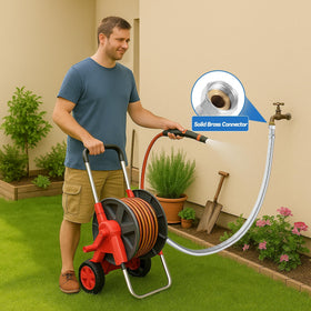 TOHONGADON compact 10 ft hose fits tight spaces and storage