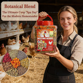 TOHONGADON deep litter refresh with herb blend for cleaner coop environment.