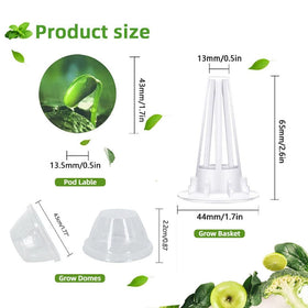 TOJOHIYI hydroponic seed pod kit unboxed for easy setup in your kitchen or balcony.