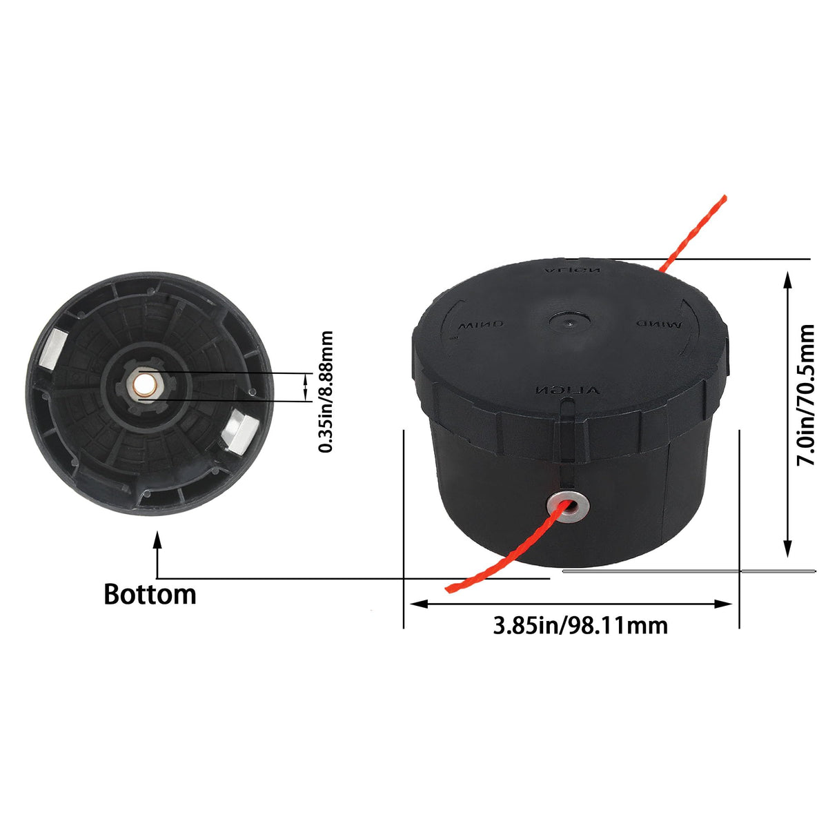 TOKDOOT Installation Guide image shows alignment steps for secure attachment