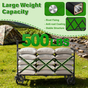 TOKXTIK wagon cart use cases for groceries and camping adventures