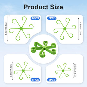 Tokyzexi 4.6-inch plant stem support stabilizes vines for tidy growth