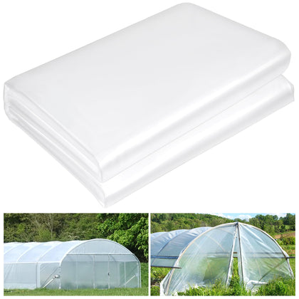 ToLanbbt 16x26ft clear greenhouse film for even sunlight and steady seed germination