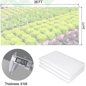 ToLanbbt 6mil heavy-duty polyethylene film provides durable protection.