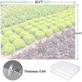 ToLanbbt 6mil polyethylene film offers durable protection against wind and rain