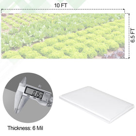 ToLanbbt six-mil polyethylene greenhouse film provides strong light transmission.