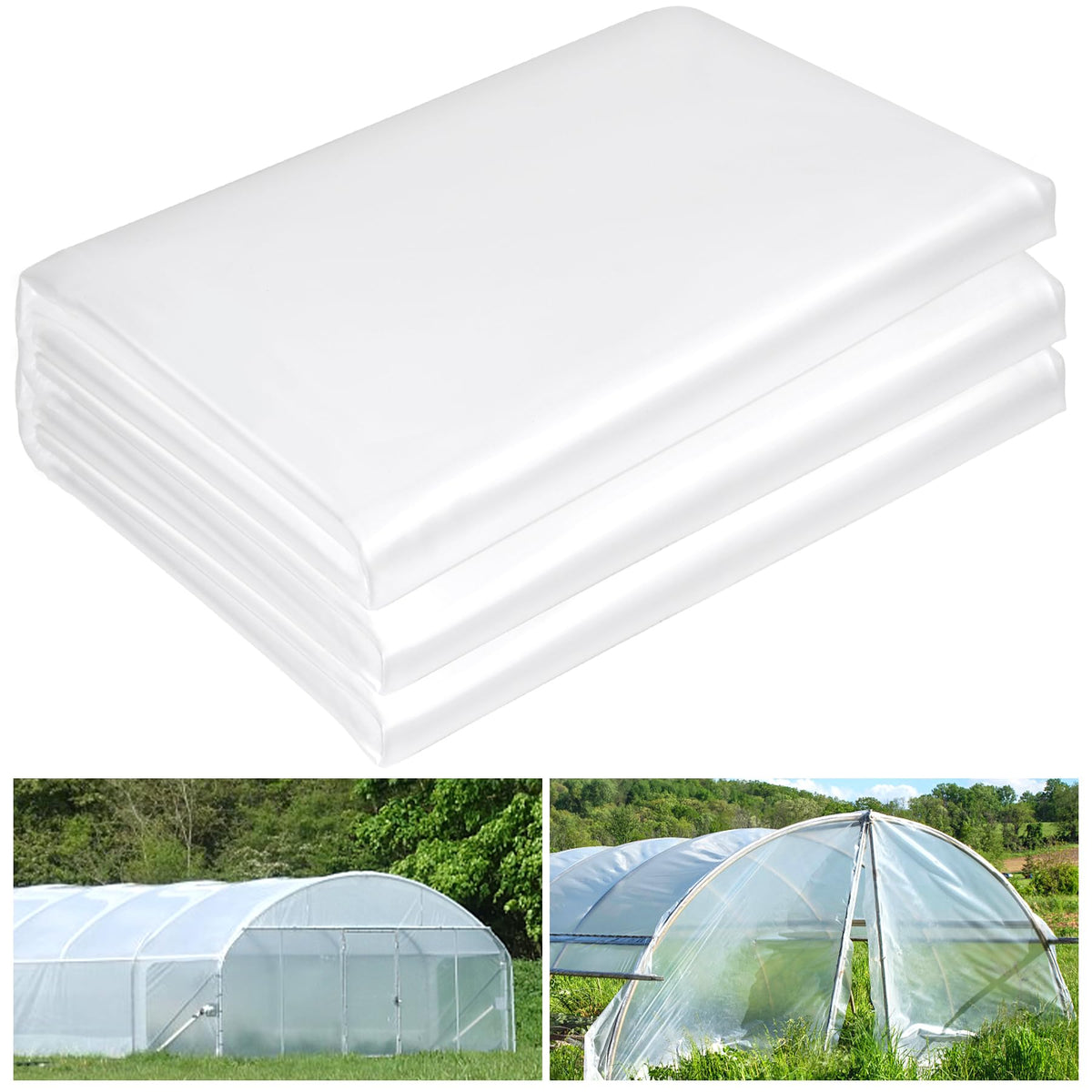ToLanbbt clear greenhouse film for even light distribution and healthy seedlings.