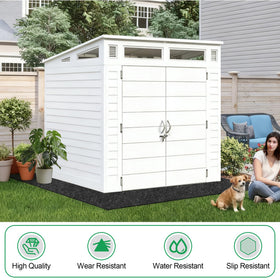 ToLanbbt mat shown in outdoor yard demonstrates versatile use cases
