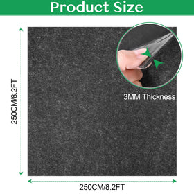 ToLanbbt floor mat close-up shows felt texture absorbing spills