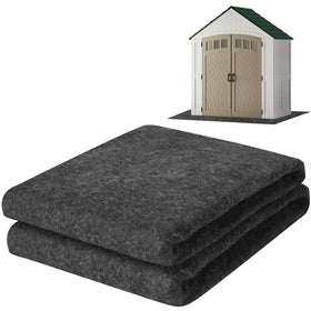 ToLanbbt outdoor shed floor mat top view protects the floor with a dry surface