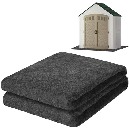 ToLanbbt outdoor shed floor mat top view protects the floor with a dry surface