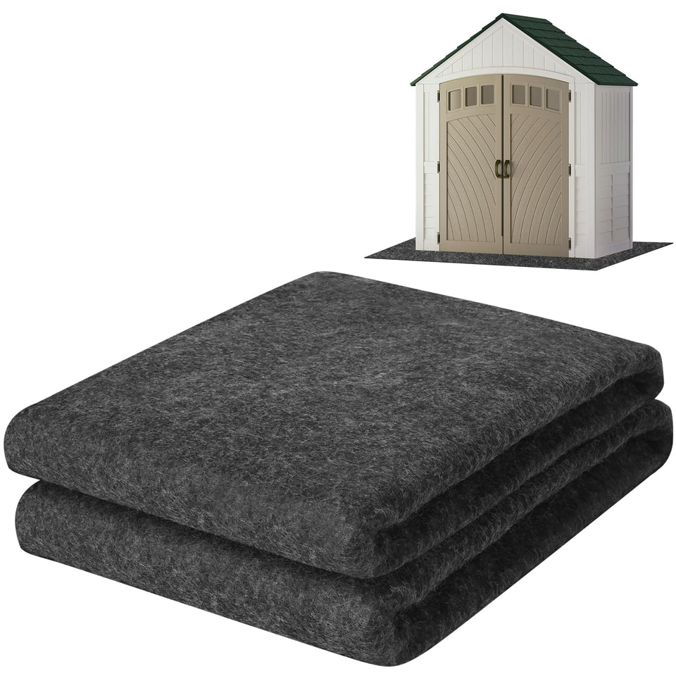 ToLanbbt outdoor shed floor mat top view protects the floor with a dry surface
