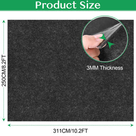ToLanbbt shed floor mat tear resistant backing cushions and protects floors.