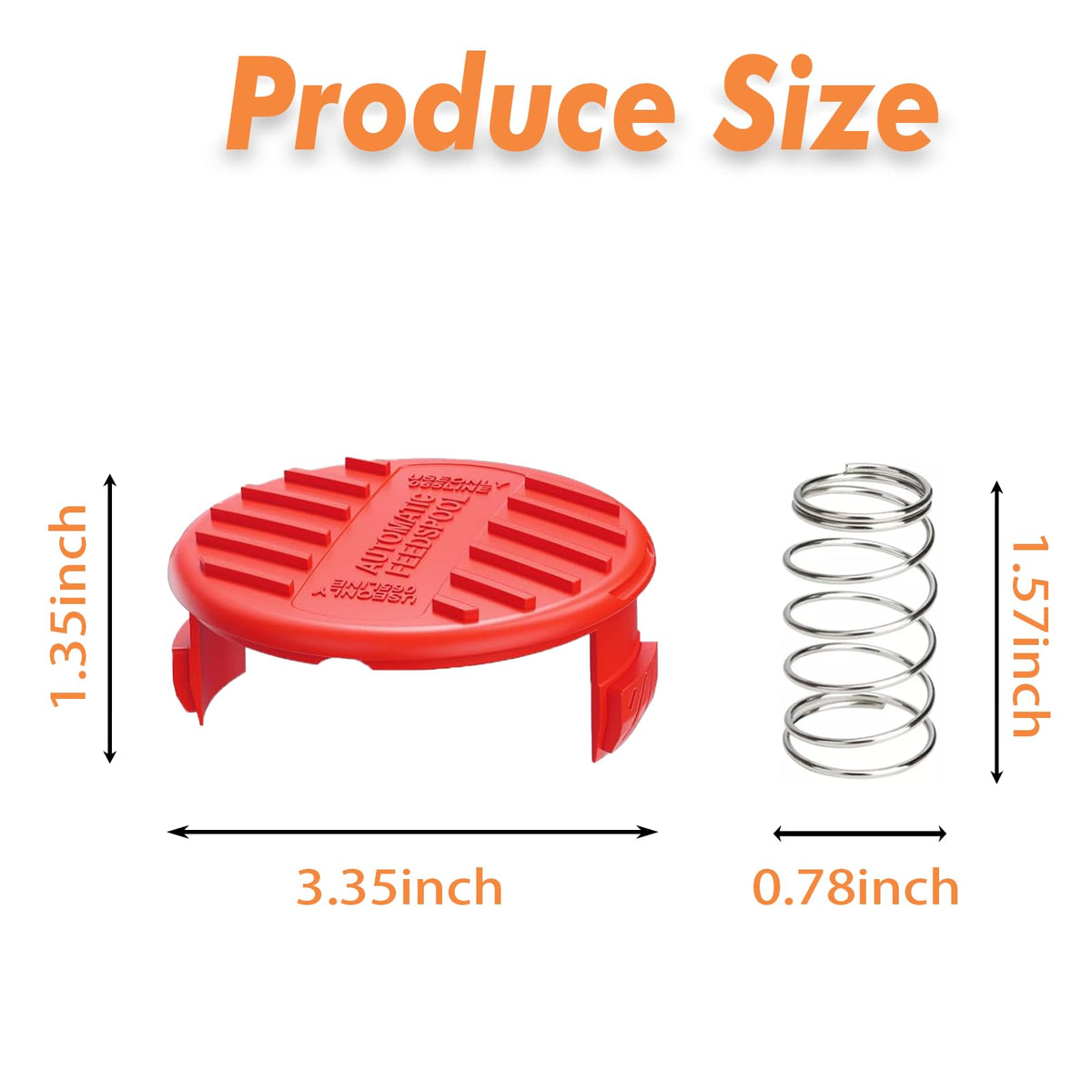 Tolparts CMZST120SC spool cap fits CMESTA900 and CMESTE920; durable fit.
