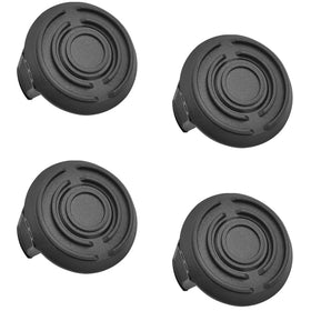 Close-up view of durable snap-on spool cap design