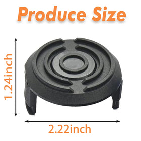 Easy installation spool cap cover for Bauer trimmers without any tools