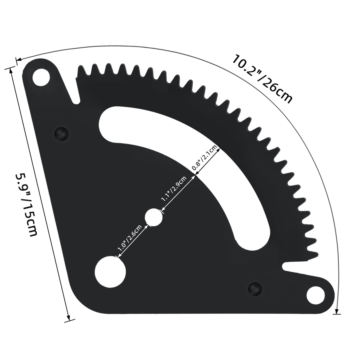 Tomanic pinion gear included, ensures synchronized steering movement.
